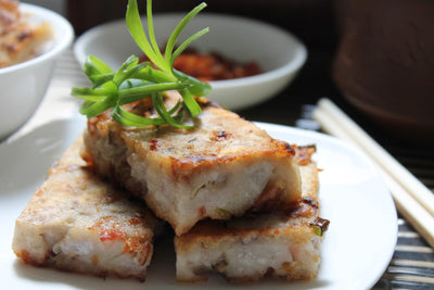 點心到會 Pan-fried taro cake 香煎芋頭糕