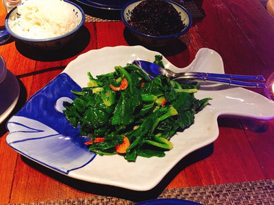 Stir Fried Cabbage 魚露蝦干炒椰菜苗 - Katering 點點到會