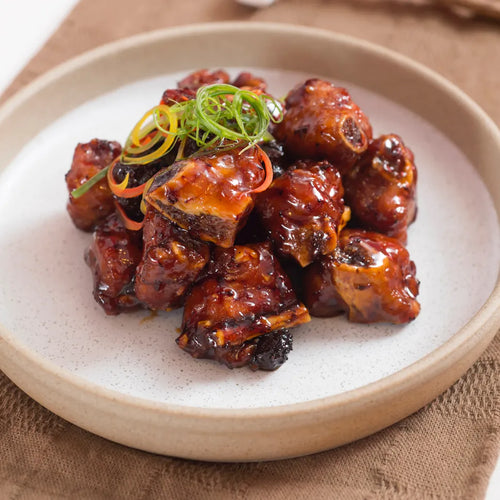 129 特色話梅骨 SAUTEED PORK RIBS WITH PRESERVED PLUMS (兩位用 FOR TWO)