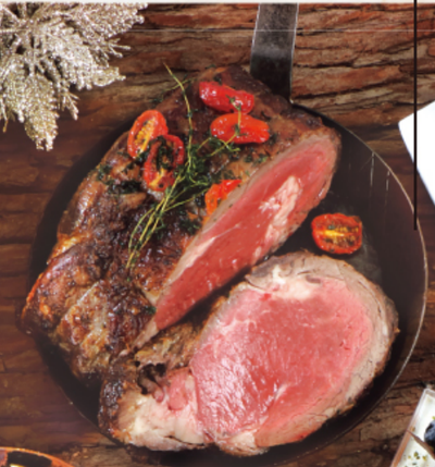 Roast Rib Eye of US Beef (min 2kg) serves approx 8 person 烤美國肉眼牛排(約2公斤)約8人份量
