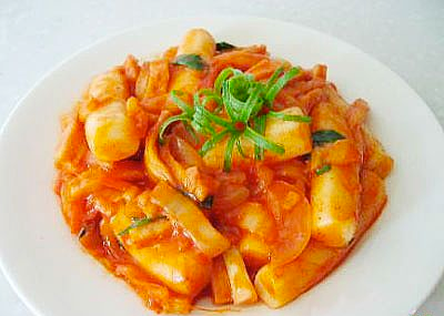 Fried Korean Rice Cake with Vegetables (Beef/ChIcken) 韓式年糕(牛肉/雞肉) 1.5kg - Katering 點點到會