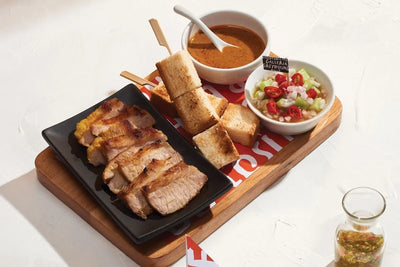008 沙嗲豬頸肉 SATAY STEAK