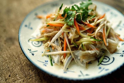 Shredded Chicken with Green Bean Noodles (Spicy / Non Spicy) 雞絲粉皮 (辣 / 不辣) - Katering 點點到會