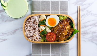 Japanese Teriyaki Chicken w/ veggie Bento 日式照燒雞扒配野菜便當