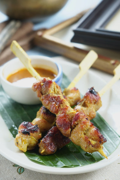 Chicken Satay 沙嗲雞串燒 (12 pcs) - Katering 點點到會