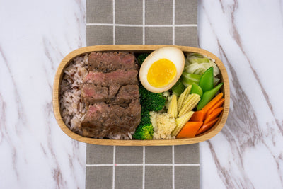 Stir-fried Beef Fillet w/ Green Pepper Veggie Bento 杭椒牛柳配野菜便當