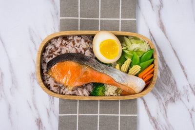 Grilled Norwegian Salmon w/ Veggie Bento 挪威三文魚配野菜便當