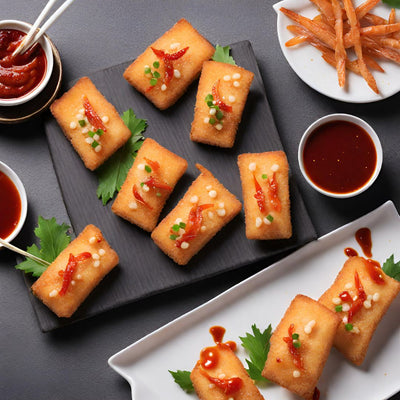 26. Prawn Toast with Sweet & Chili Sauce 6pcs