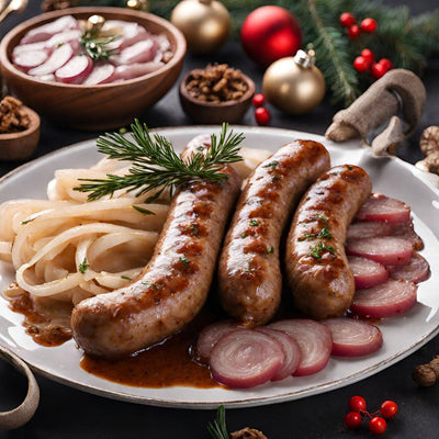 17. Grilled Veal Sausage with Onion Sauce 1kg