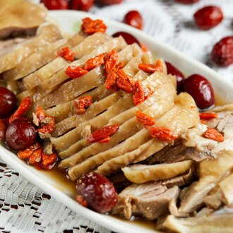 Chicken with House Special Chinese Wine 香露醉雞 Whole - Katering 點點到會