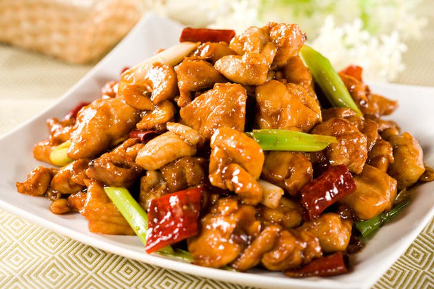 Fried Diced Chicken with Peanuts in Kung Po Style 宮保雞丁 1KG - Katering 點點到會